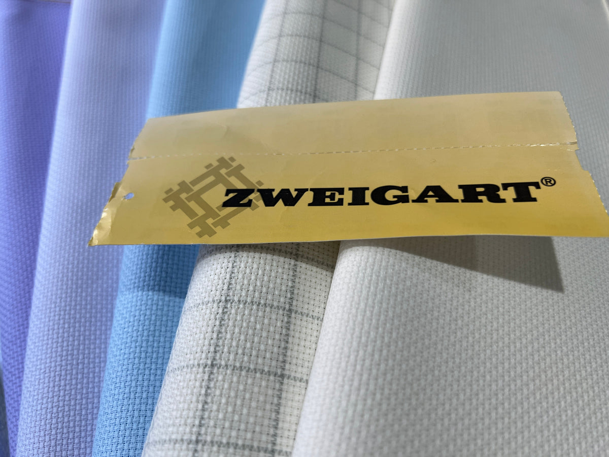 Zweigart 16 Count Ecru/cream 264 Aida Fabric , Cross Stitch Fabric, 55 X 50  Cm, 110 X 50 Cm, Needlework Aida 