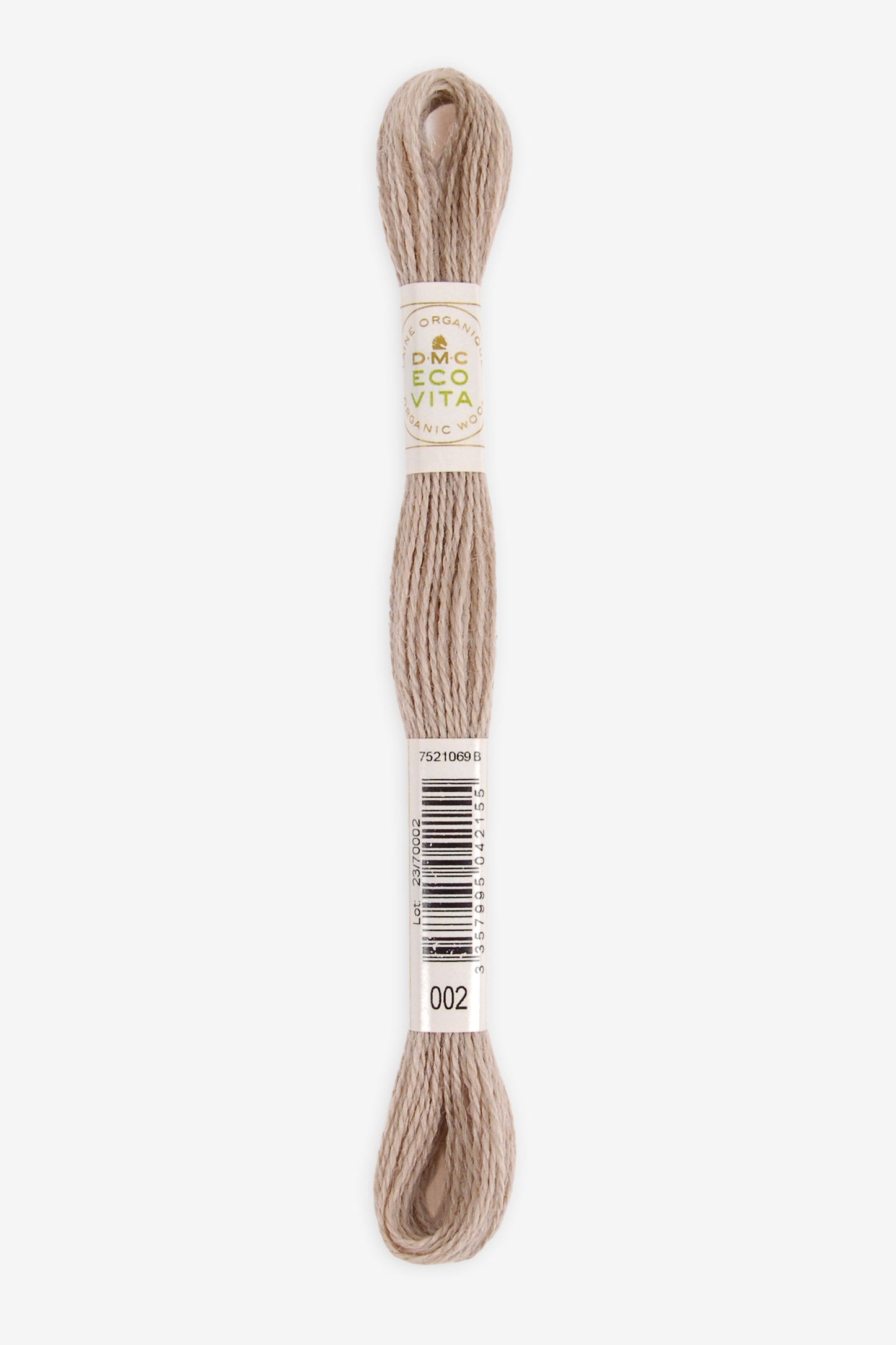 DMC eco vita naturally dyed organic wool thread