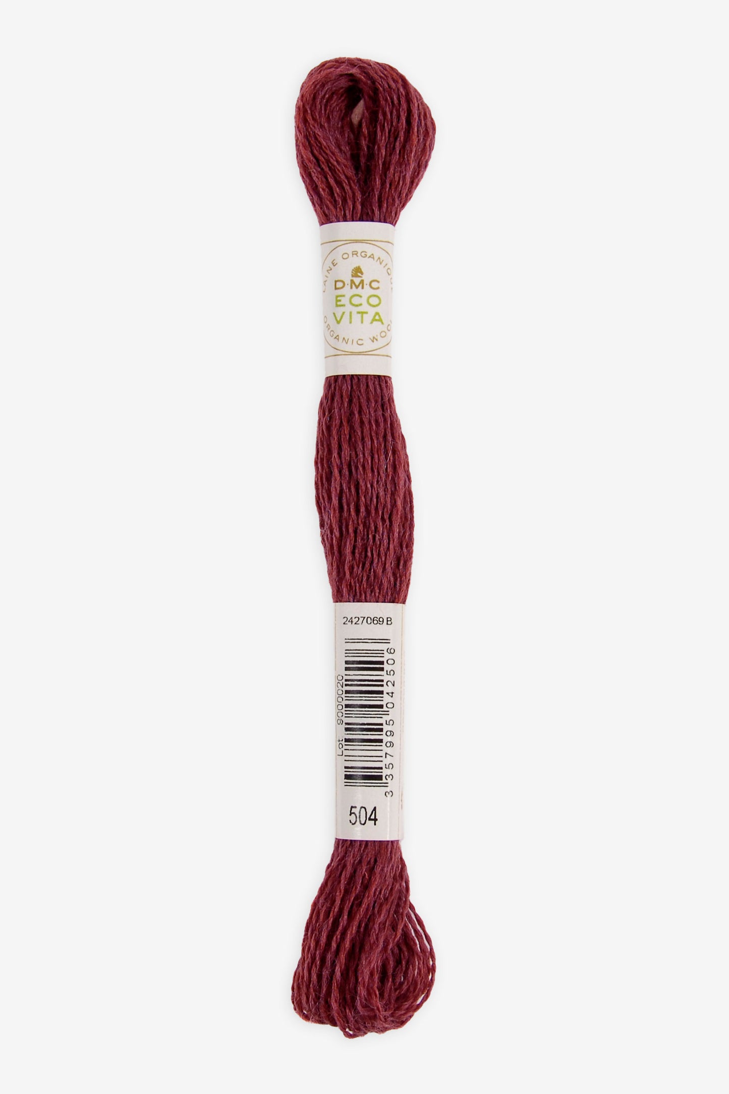 DMC eco vita naturally dyed organic wool thread