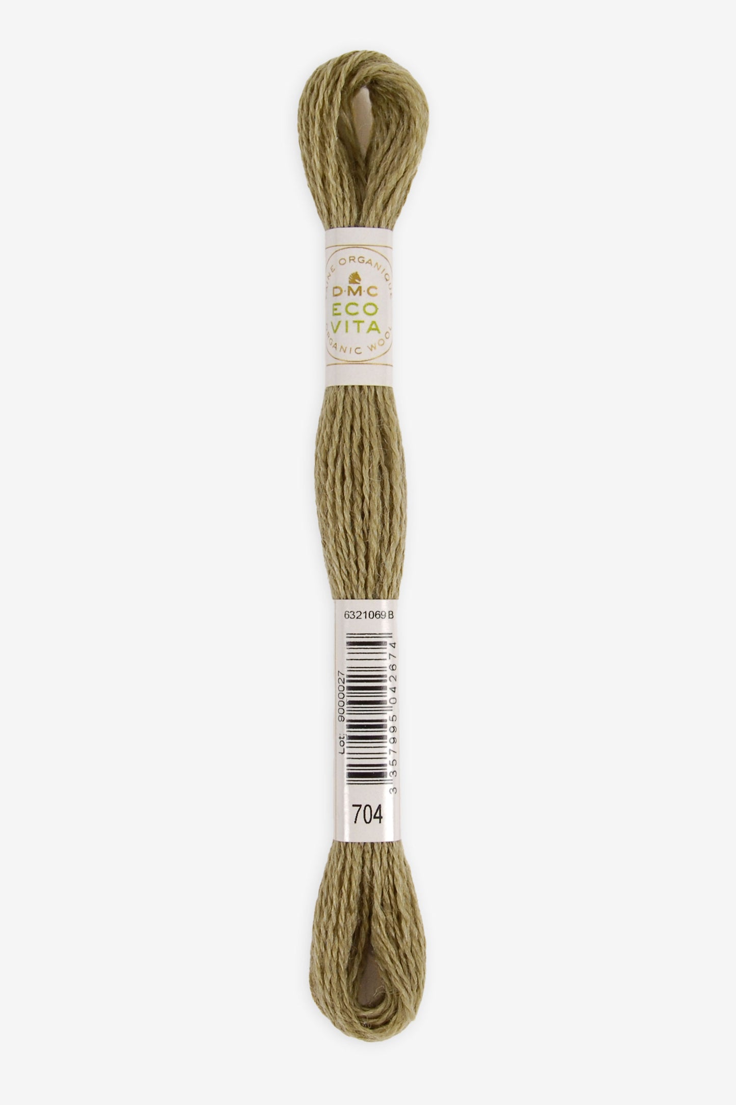 DMC eco vita naturally dyed organic wool thread