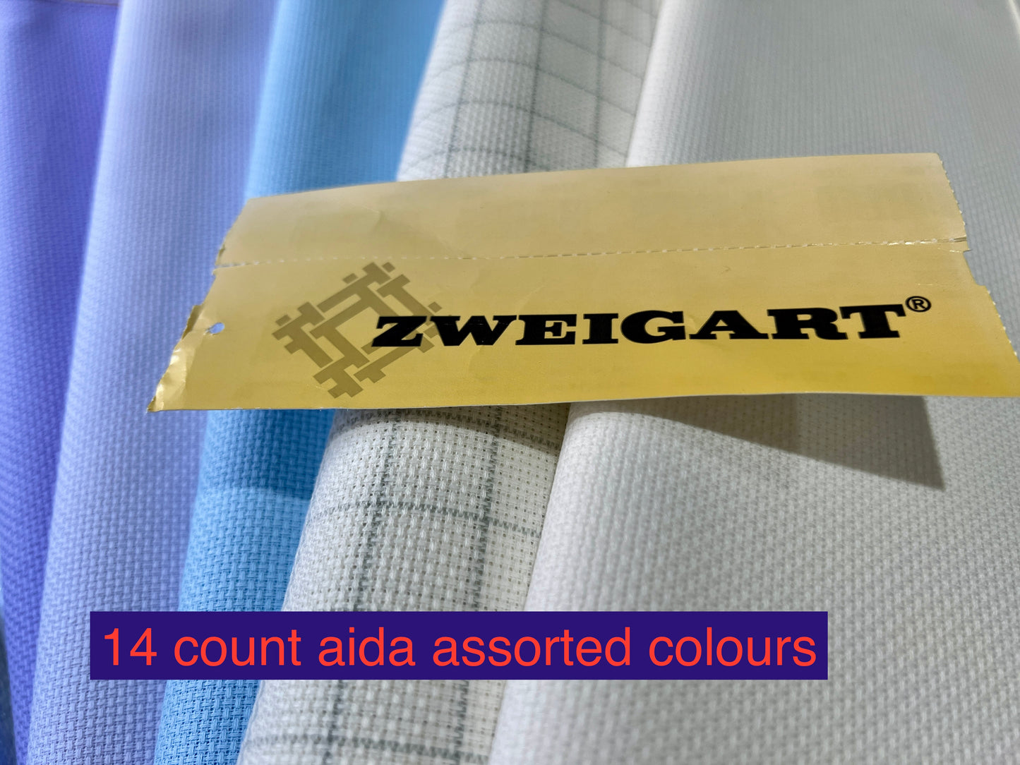 14 COUNT ZWEIGART AIDA CONFEDERATE GREY (718)