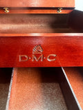 DMC wooden 3 and 5 drawer storage box with  threads