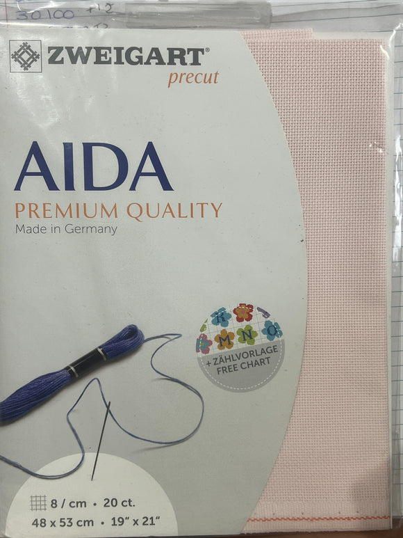 CLEARANCE Zweigart 20 count Aida prepackaged