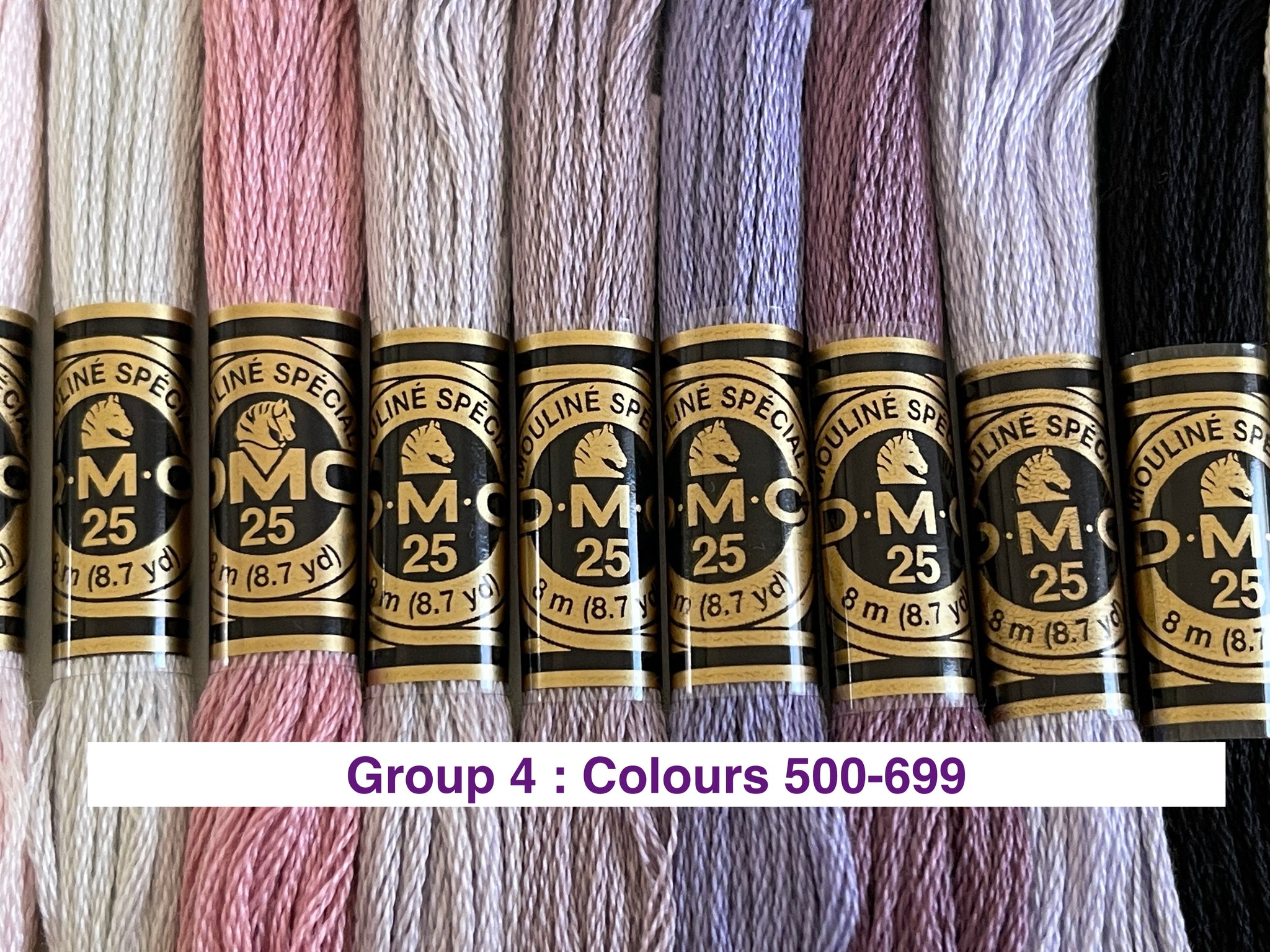 DMC Stranded Cotton Embroidery Thread Colour Chart